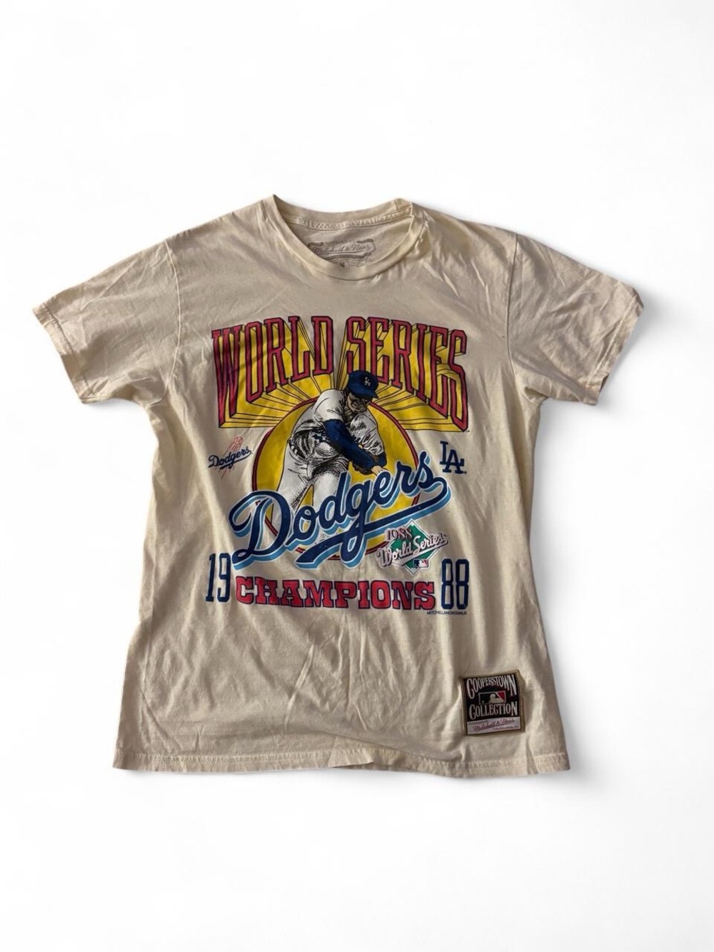 Mitchell & Ness World Series Champions Beige Kids Graphic Tee